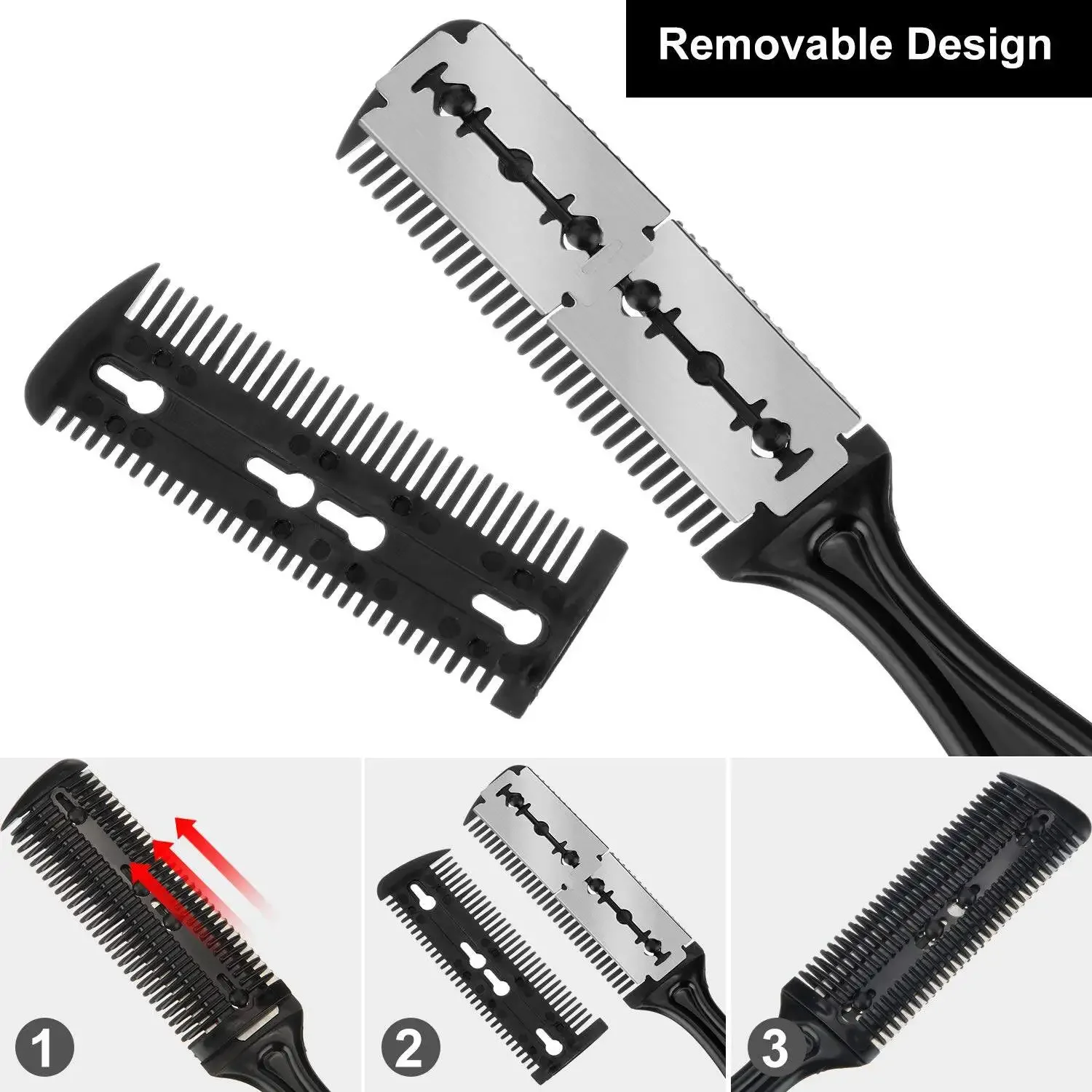 Haircutting Comb Hair Clipper Professional Styling Hair Clipper Accessories, Special for Real Hair Wigs