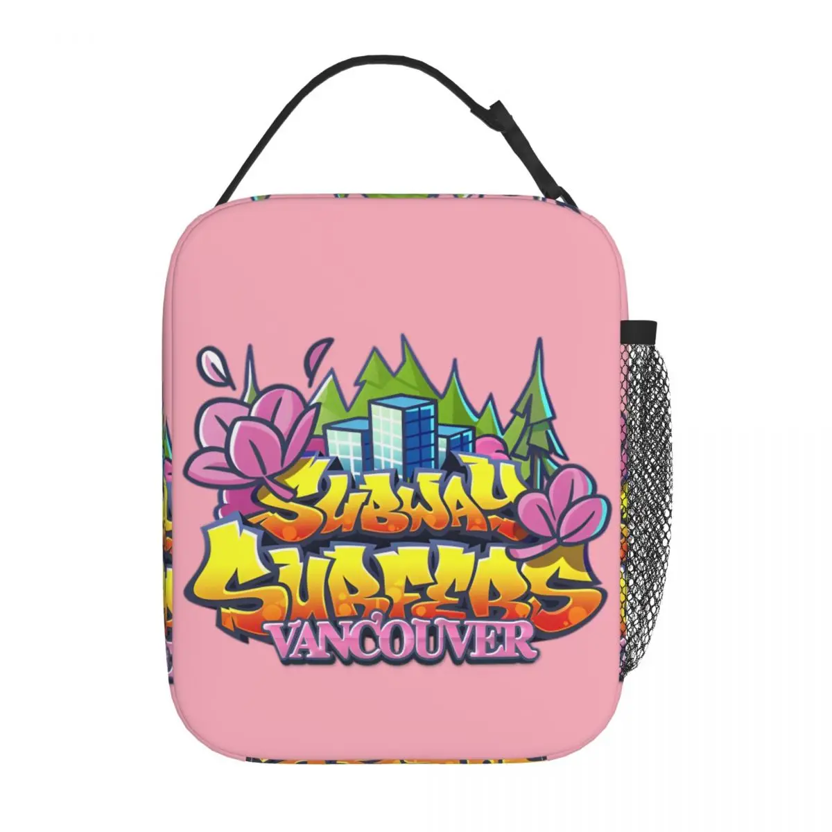 

Subway Surfers Vancouver Insulated Lunch Bags Thermal Bag Lunch Container Parkour Sport Large Tote Lunch Box Bento Pouch School
