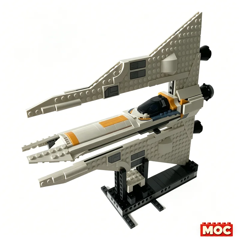 330PCS Character Gauntlet Space Fighter Model MOC Creative Building Blocks DIY Assembly Education Toy Collection Festival Gift