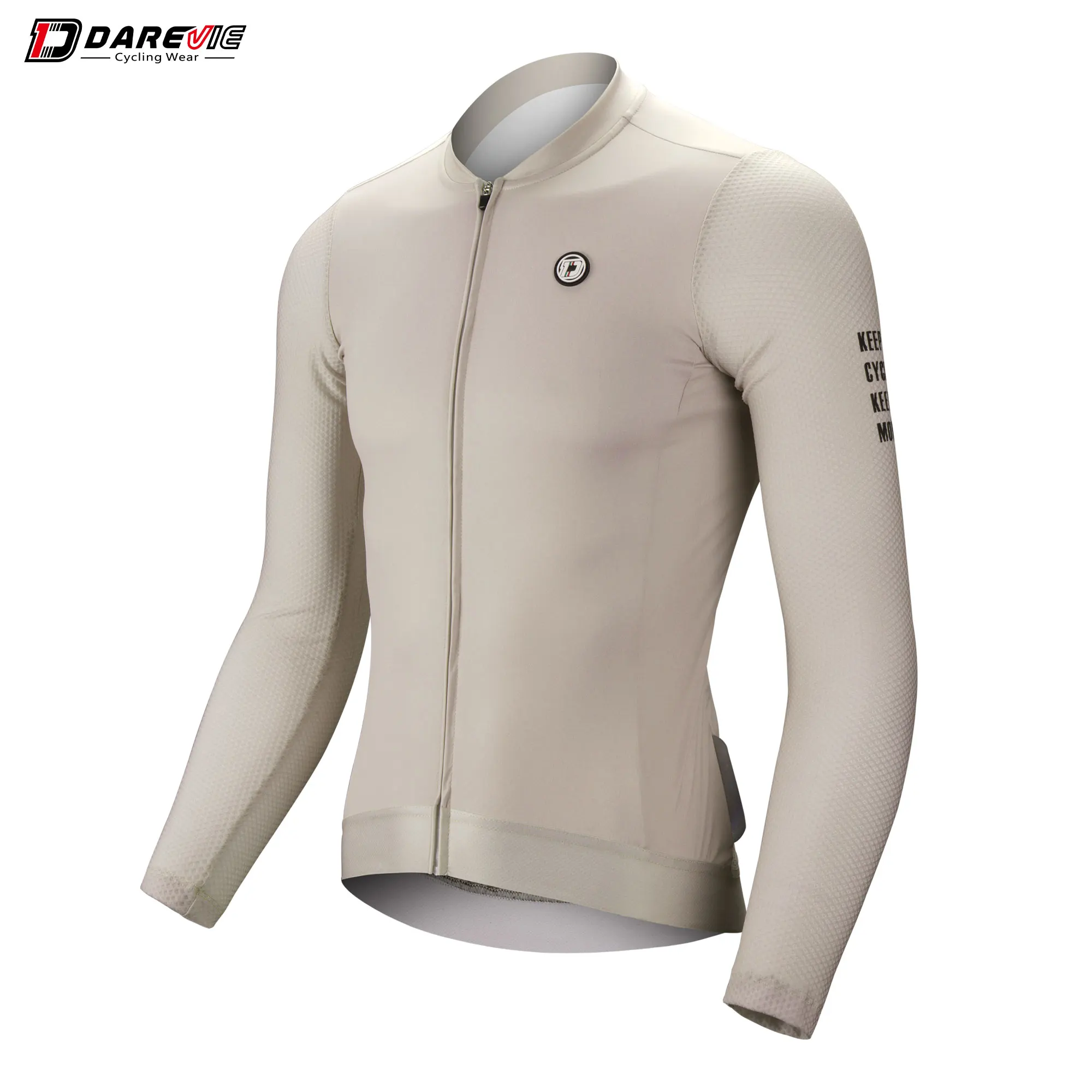 DAREVIE Cycling Jersey Small Size SPF 50 + Training Level Mannen Lange Mouwen Fietsen Jersey Ademende Man Cycling Maillott