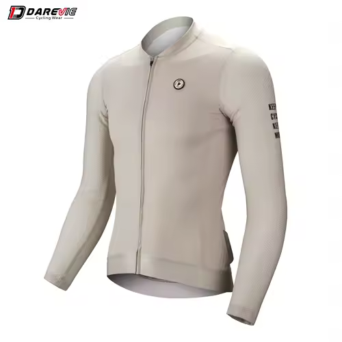 DAREVIE Cycling Jersey Small Size SPF 50+ Training Level Men Women Long Sleeves Cycling Jersey Breathable Man Cycling Maillott - Image 7