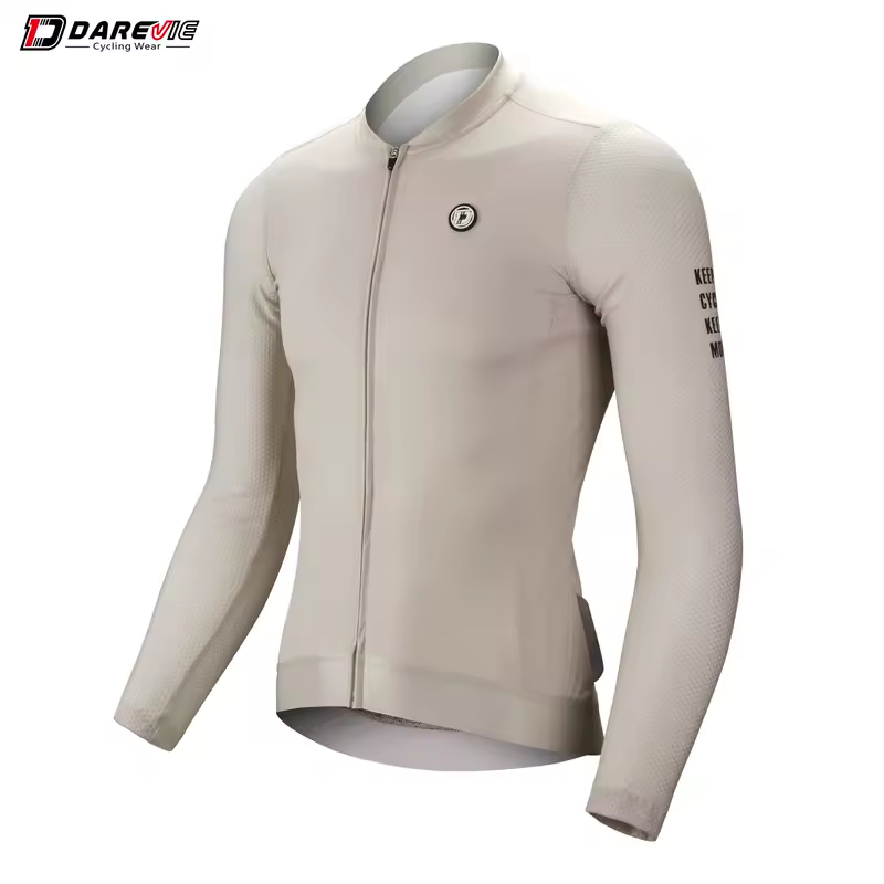 DAREVIE Cycling Jersey Small Size SPF 50+ Training Level Men Women Long Sleeves Cycling Jersey Breathable Man Cycling Maillott - Image 7
