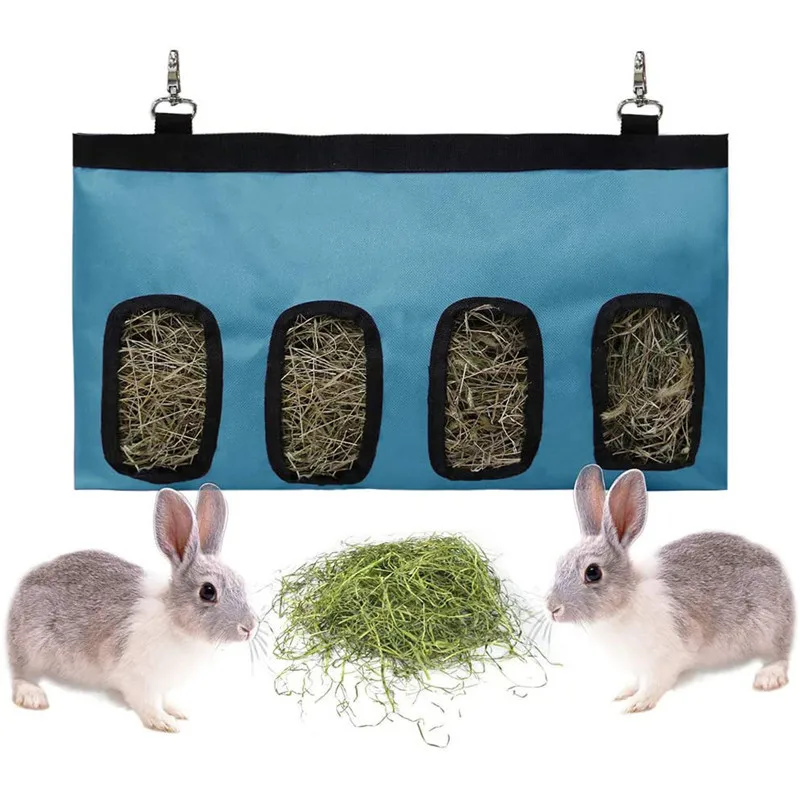 

Pet Hay Bag Large-capacity Hamster Guinea Pig Feeding Bag Rabbit Chinchilla Hay Feeder Storage Bag for Small Animal Oxford Cloth