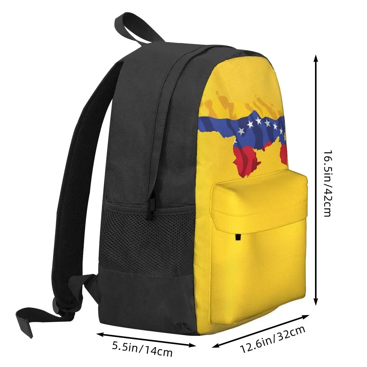 Venezuela Flag Backpacks Boys Girls Bookbag Students School Bags Cartoon Kids Rucksack Travel Rucksack Shoulder Bag