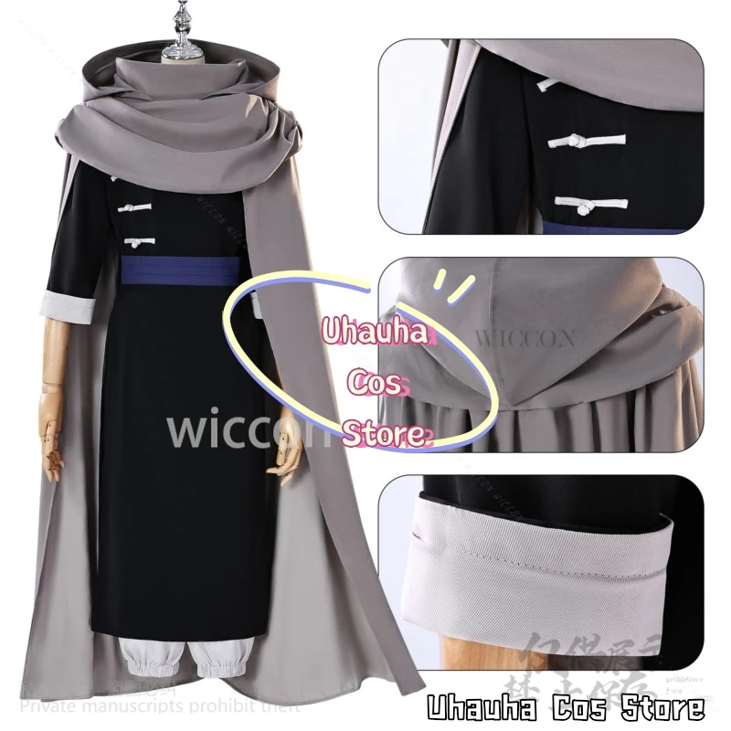 أنيمي كينتاما تأثيري كاموي زي الزي الصيني كيب طويل موحدة ليلة أرنب هالوين هدايا حفلة عيد الميلاد الدعاوى