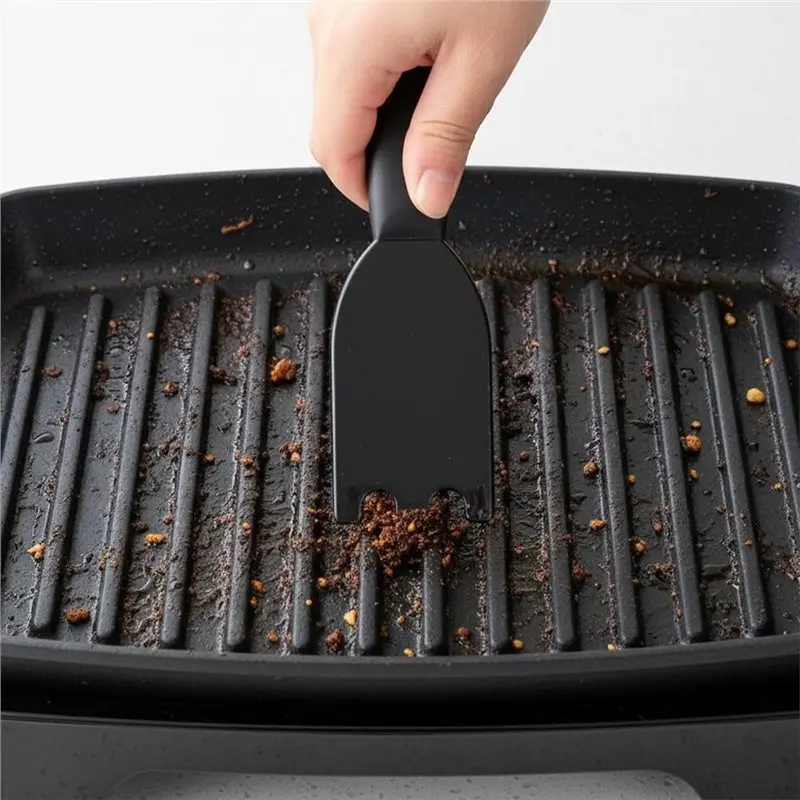 ABRU-1 Pack Grill Drip Tray, Grill Spatula Cleaner Tool Easy To Clean, For Indoor Outdoor BBQ