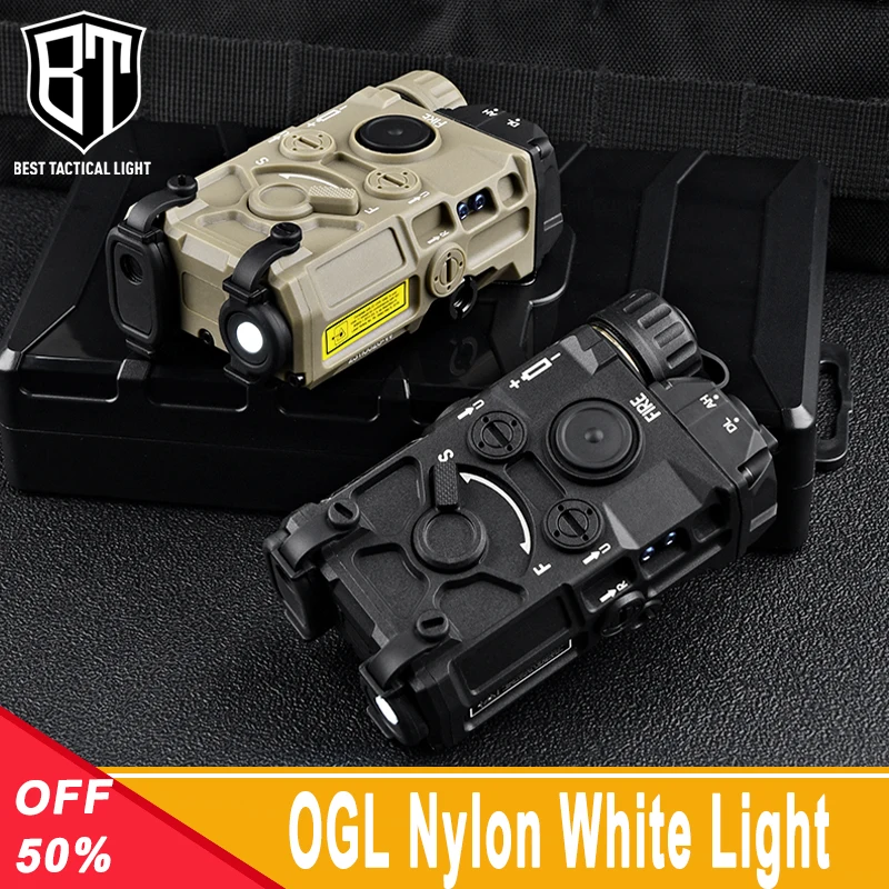 WADSN OGL Nylon Plastic Tactics Only Have White Light Hunting Rifle Scout Light Installation 20mm Rail Air Gun Weapon Fittings