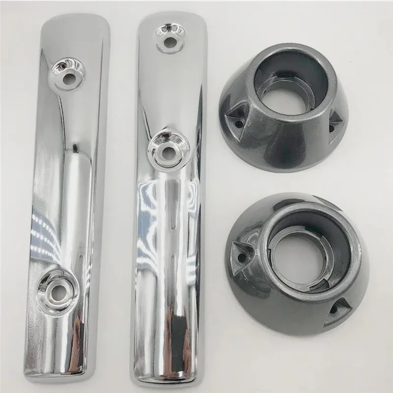 Left & Right Exhaust Pipe Heat Shield Anti-scald Cover, S/F Version Muffler Protective Plate Tail Cover for GW250