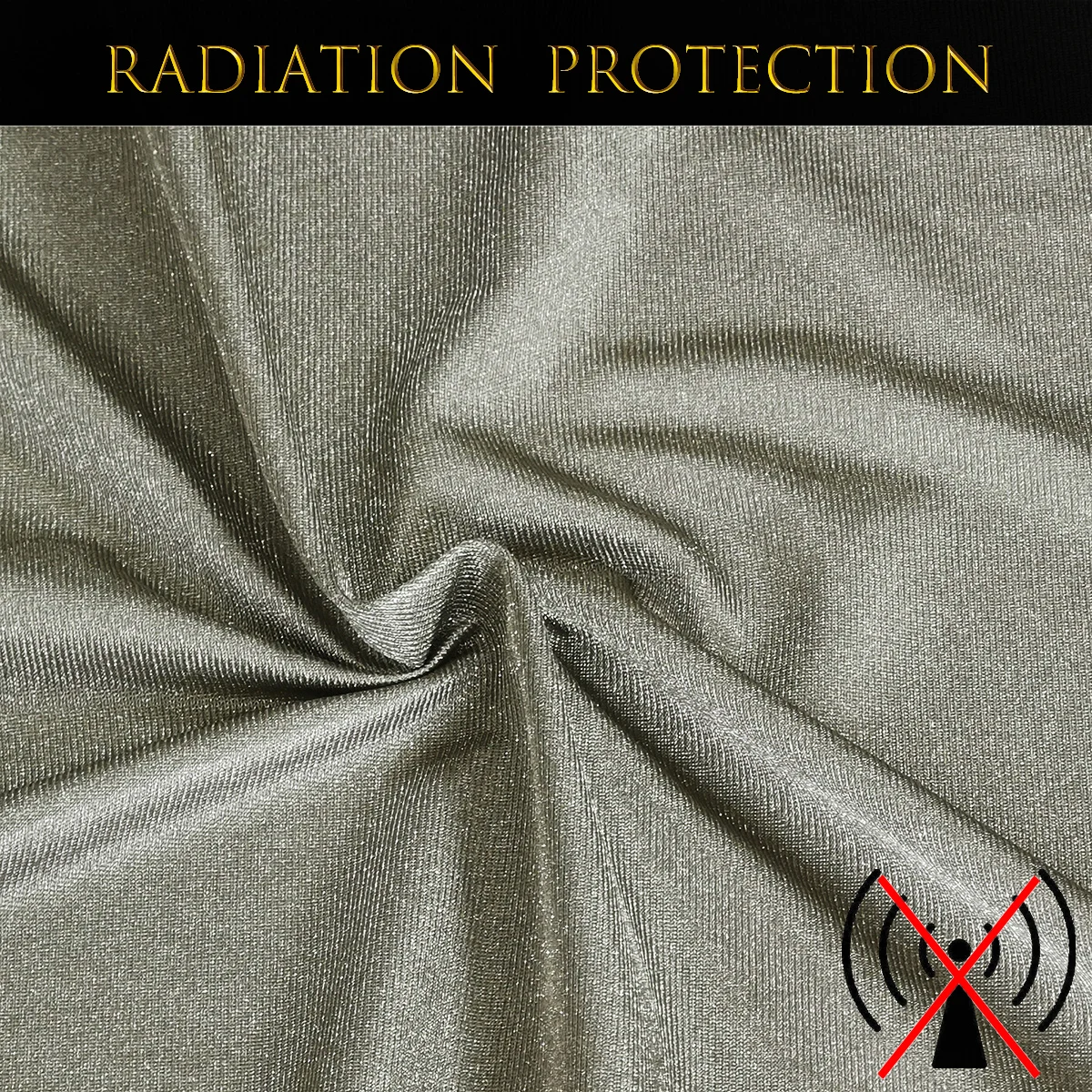 DIY 100% Pure Silver Fiber Conductive Fabric EMF/RF Shielding WiFi Signal Blocking Faraday Cloth Antibacteria Soft and Washable