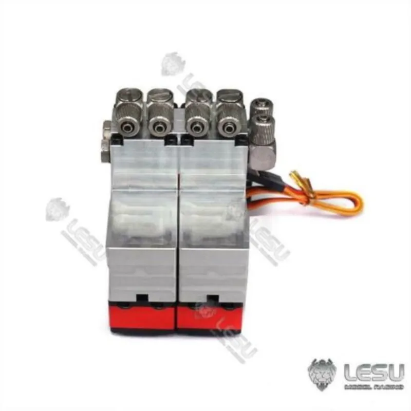 LESU 1/14 RC Excavator Reversing Valve 2CH Servo Hydraulic Dump Truck Loader Model TH16739-SMT5