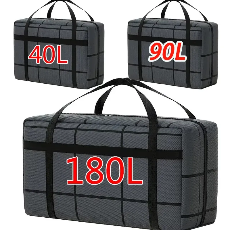  1pc Large-capacity Hand-held Clothes Storage Bag Foldable Dust-proof Non-woven Fabric Packing Bags Bedroom Wardrobe Organizer 