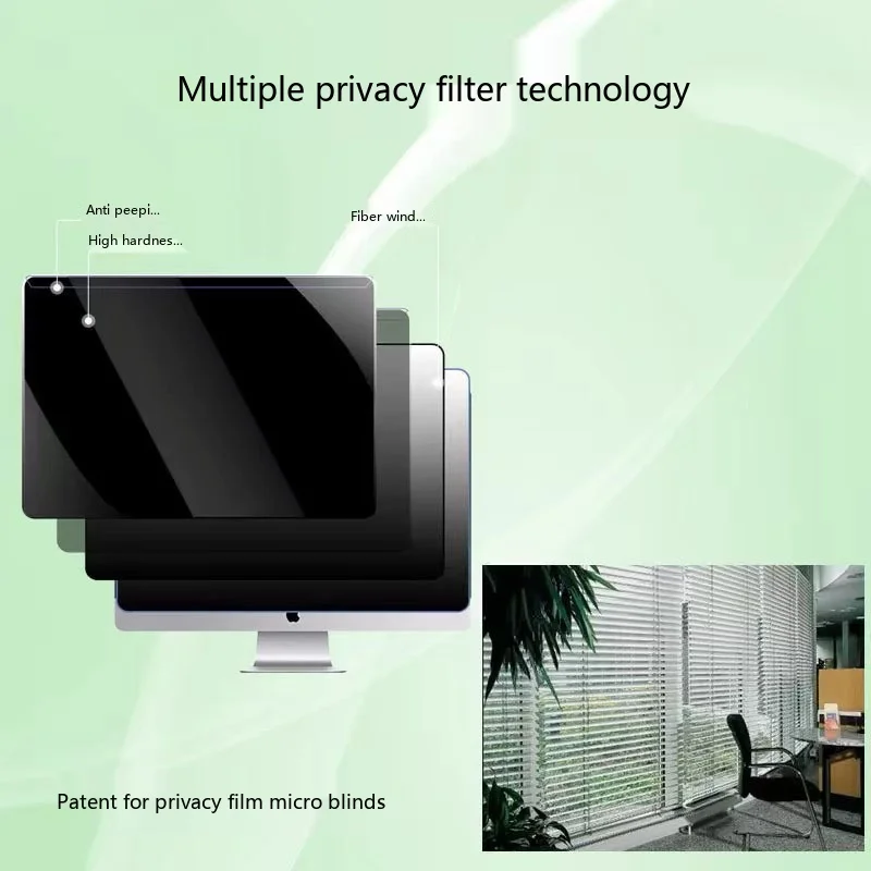 Hängender Sichtschutzfilter 12-34 Zoll Anti-Spy Blaulichtschutz für Monitor Laptop Desktop – Detail 4