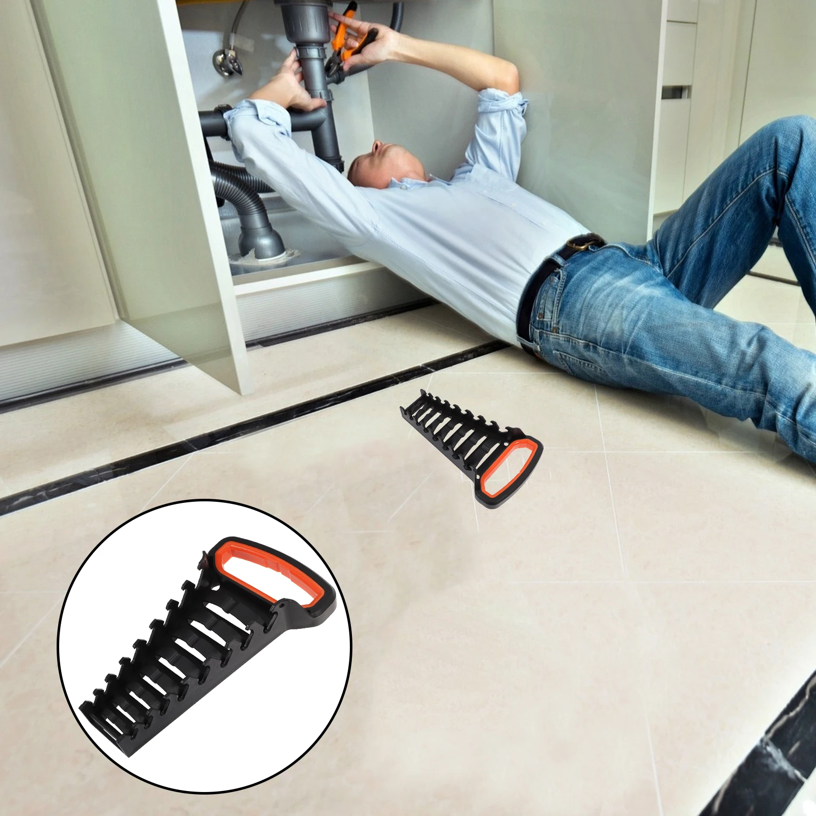 

Ratchet Wrench Holder PP Wrench Holder Material Durable Storage Organizer Bracket Shop Home Workshop Wall Hanging