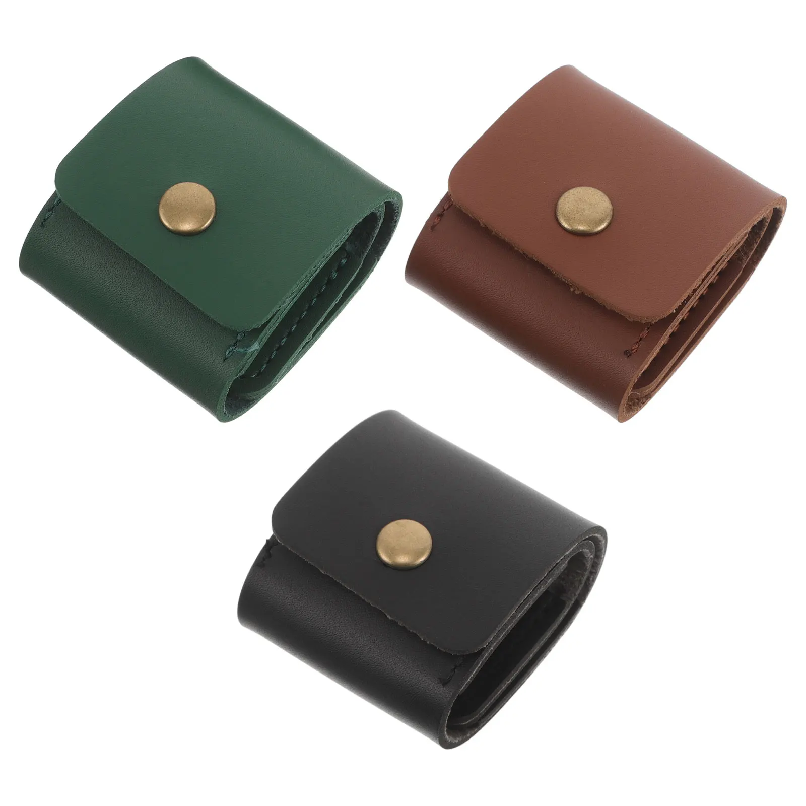 

3 Pcs Organizer Bags Pick Guitar Cases Accessories Foldable Holders Wallet Electric