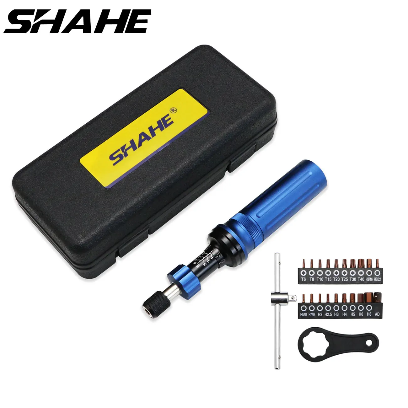 

Набор прецизионных механических отверток SHAHE с держателем бит 1/4 дюйма, 20 бит, подходит для ремонта велосипедов своими руками, прецизионный инструмент