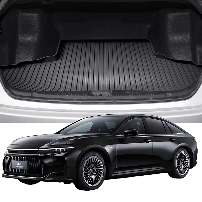 Upgrade TPE Car Rear Trunk Mats Storage Pads Cargo Tray Dustproof Waterproof Protecion Cushion For Toyota Crown 2005-2024