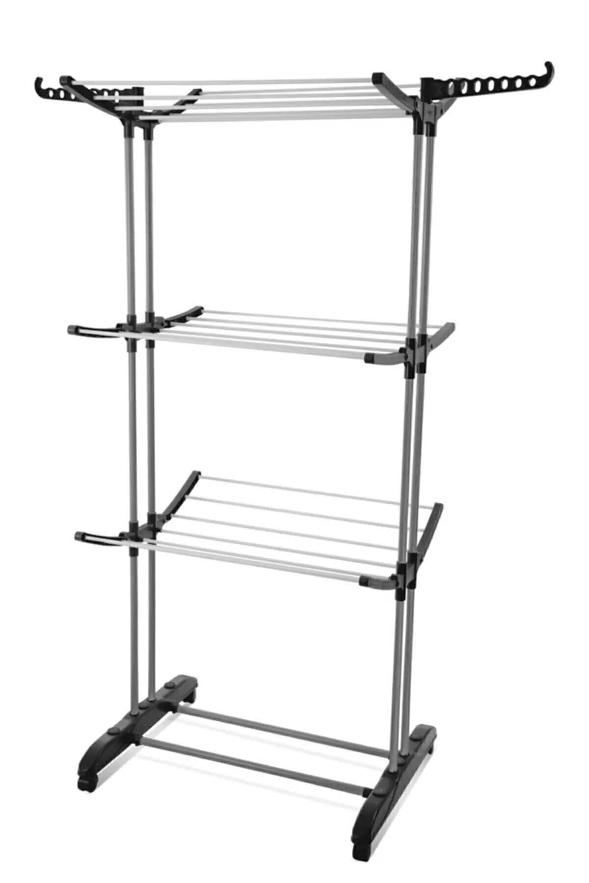 3 tiers Foldable Aluminum Linen Drying Rack