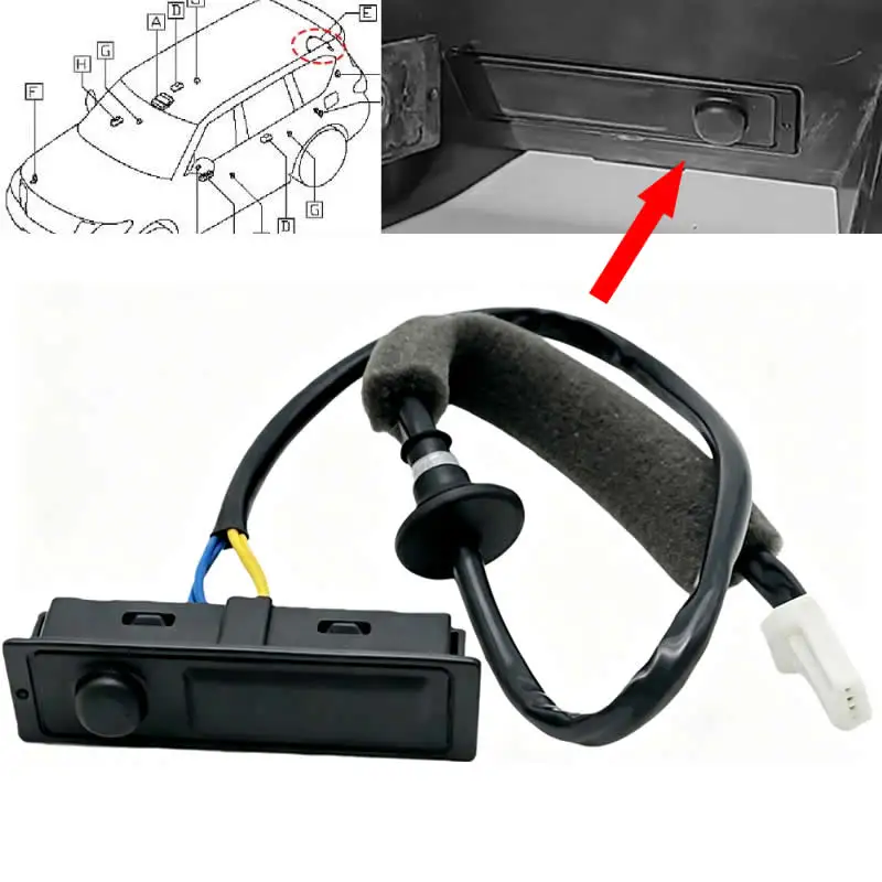 Car Rear Trunk Liftgate Tailgate Switch Opener Release Button 253801LA0A For Nissan Armada Patrol Y62 For Infiniti QX56 QX80 Z62