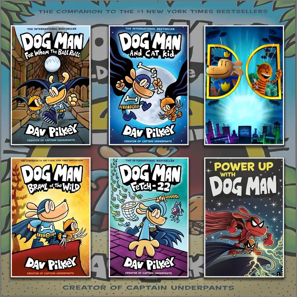 Comic Cartoon Dog Man Anime Lounge Area Wall Art New Year Gift Idea 1PC Poster