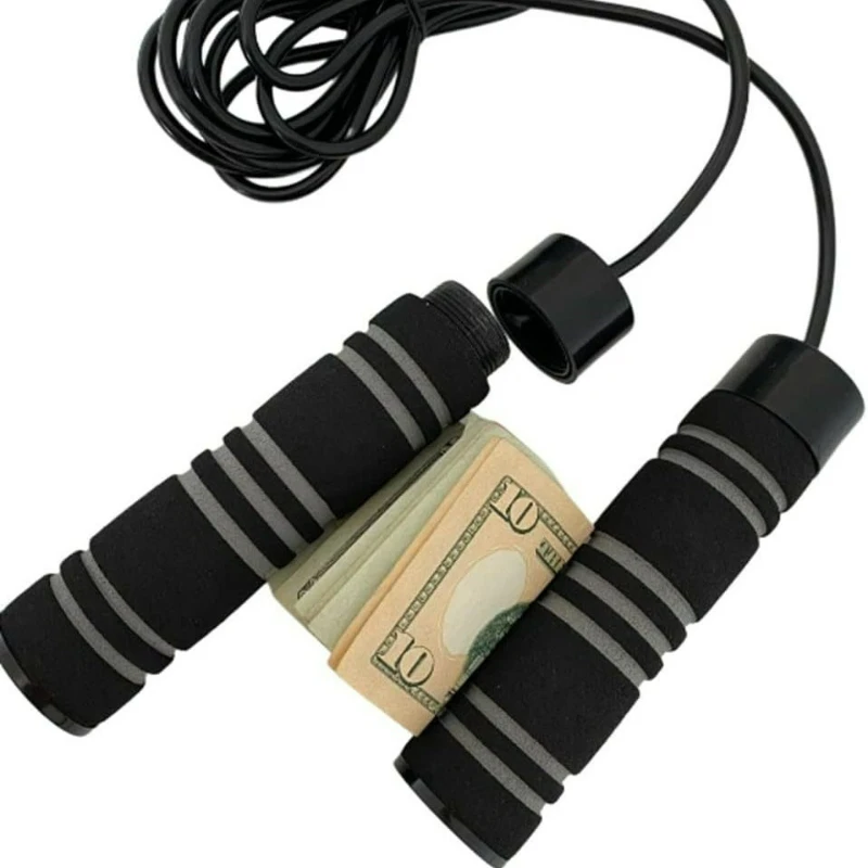 Storage Box Disguised As A Jump Rope for Hiding Private Money or Medicine, Jump Rope Storage Device, Hidden Pill Box