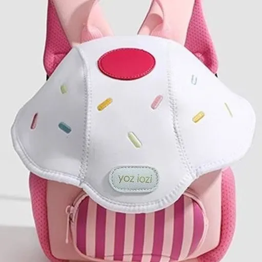 

Cute Mushroom Backpack for Kids Mini Cartoon Schoolbag for Boys Girls 3-6 Preschool Bag Lightweight Toddler Travel Backpack Gift