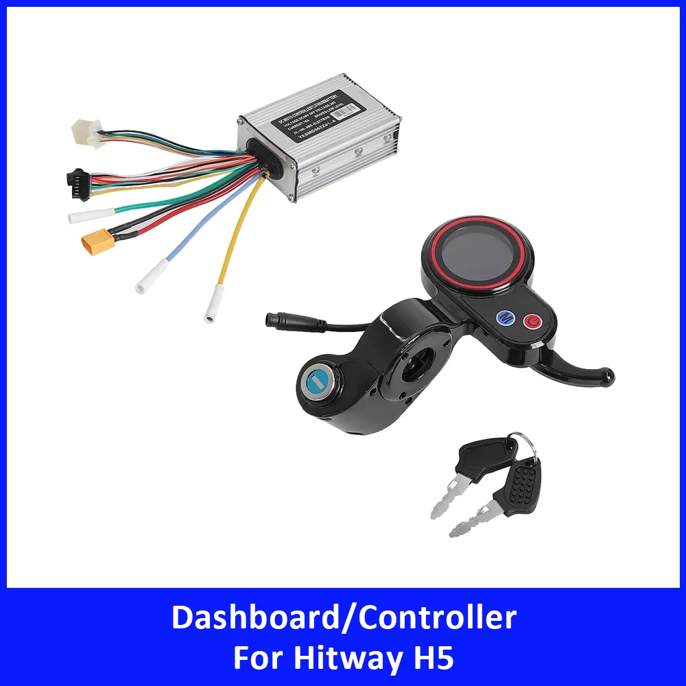 

Dashboard Controller Set for Hitway H5 Electric Scooter Accessories Mainboard LCD Display Instrument Panel Replacement Parts