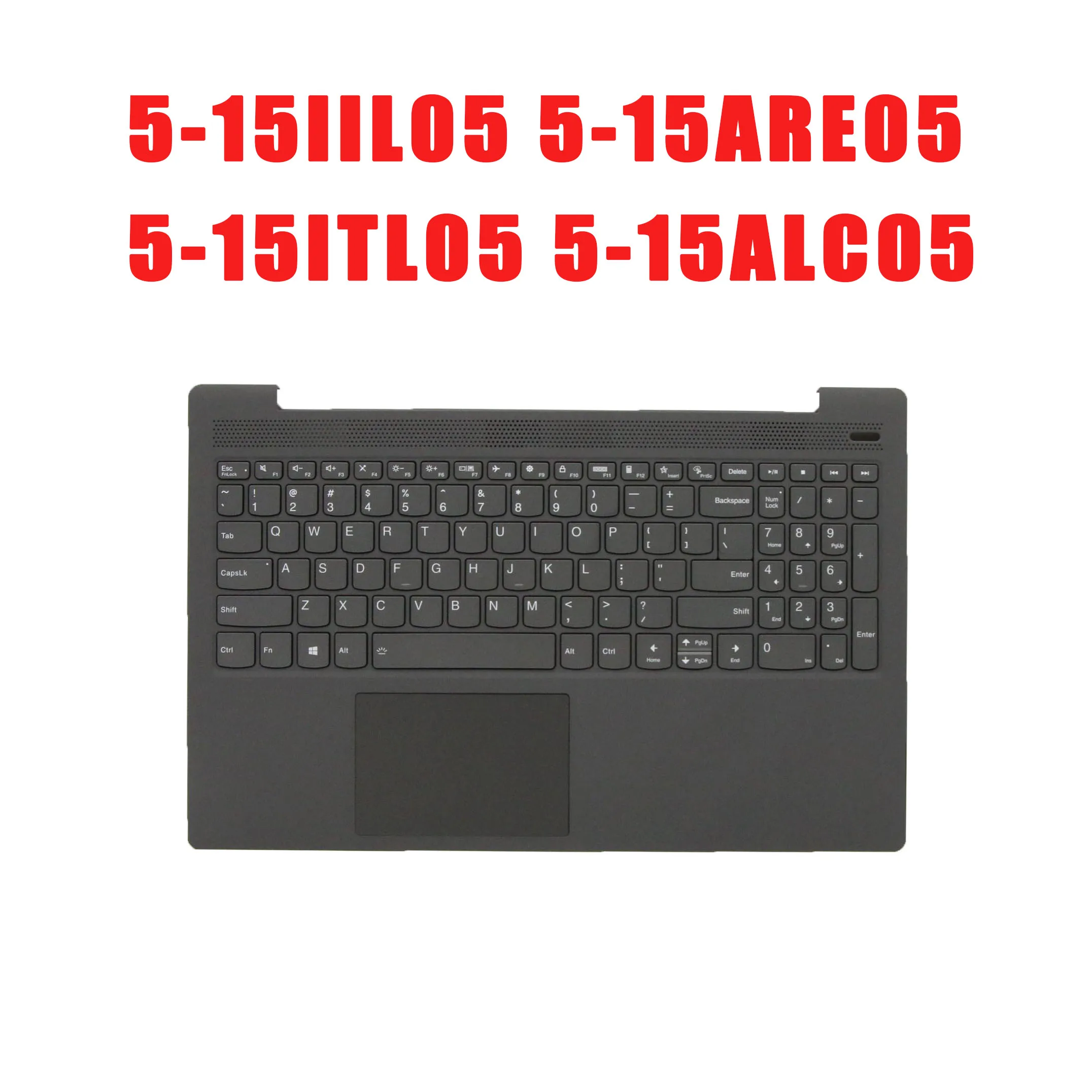 

Подставка для рук и клавиатура для ноутбука Lenovo 5-15IIL05 5-15ARE05 5-15ITL05 5-15ALC05 английский США 5CB0X56147 с подсветкой сенсорной панели