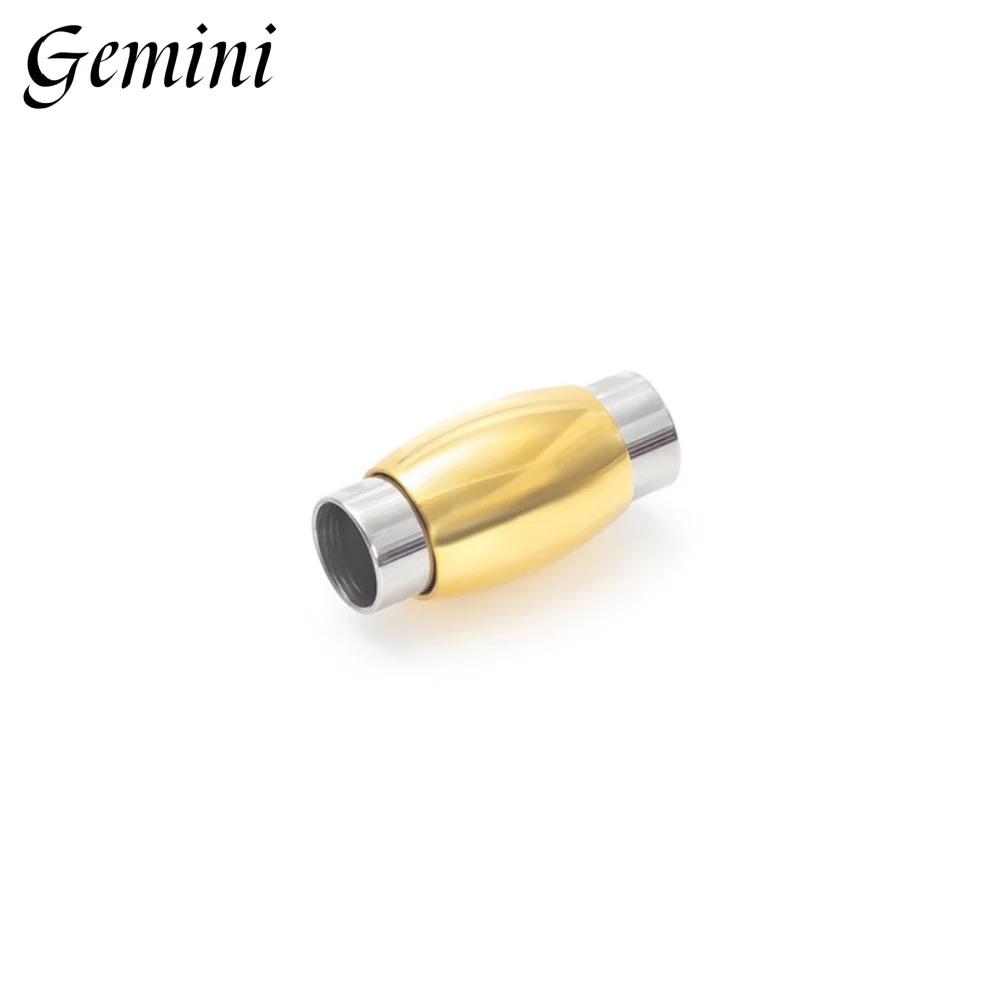 10Pcs Stainless Steel Magnetic Clasps 3/4/5/6mm Leather Cord Clasps Magnet Hook Jewelry Making Findings DIY Bracelet Accessories