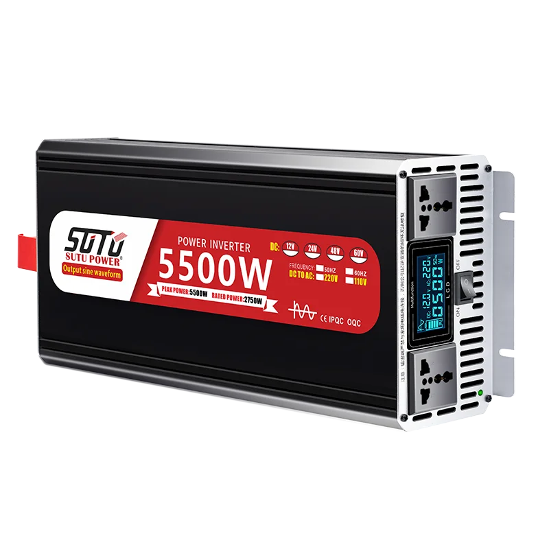 Imagem -06 - Inversor de Onda Senoidal Pura para Carro e Doméstico Conversor de Bateria Solar de Alta Potência 12v 24v 48v 60v a 220v