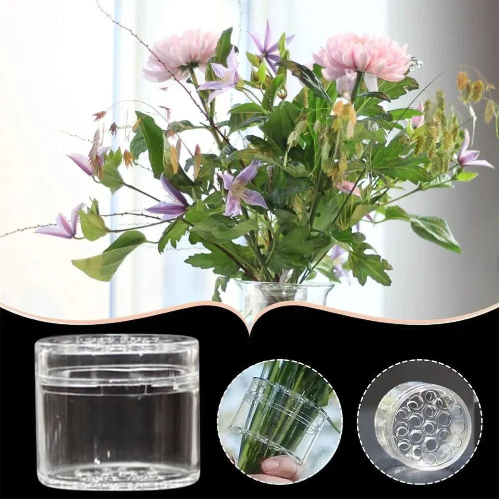 Spiral Ikebana Stem Holder Sturdy Clear Flower Arrangement Holder DIY Floral Art Accessory Table Centerpiece for Party Wedding
