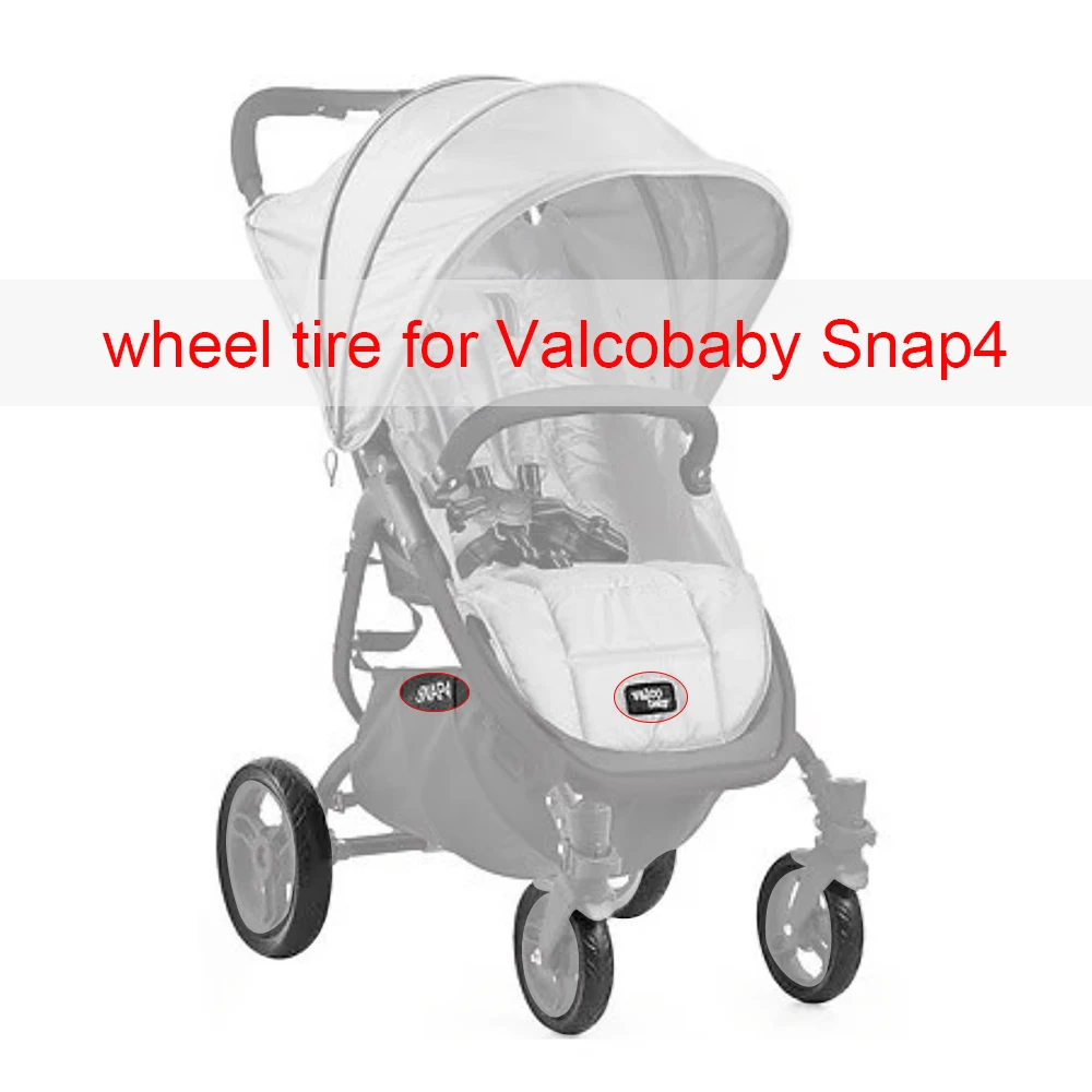 Stroller Wheeel Tire For Valco Baby Snap 4 And Trend 4 Buggy (Inflatable Wheel NOT Compatible!! ) Tyre Cover DIY Replace Part
