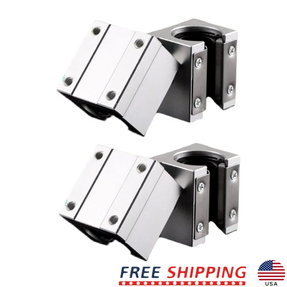

SBR20UU Linear Bearing Blocks 4Pack 20mm Sliding Ball Bearings Heavy Duty Rail Guides CNC Applications