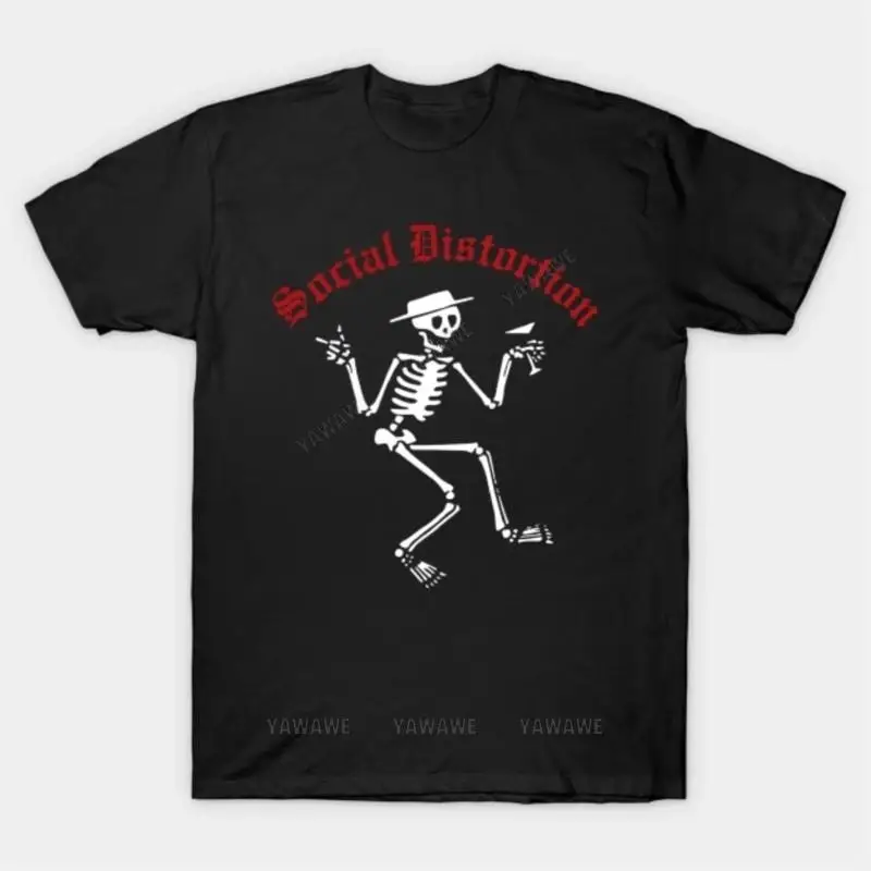 

New arrived t-shirt for man graphic t shirts Social Distortion T Shirt Adult tee-shirt Oversized Classic short sleeve men tshirt