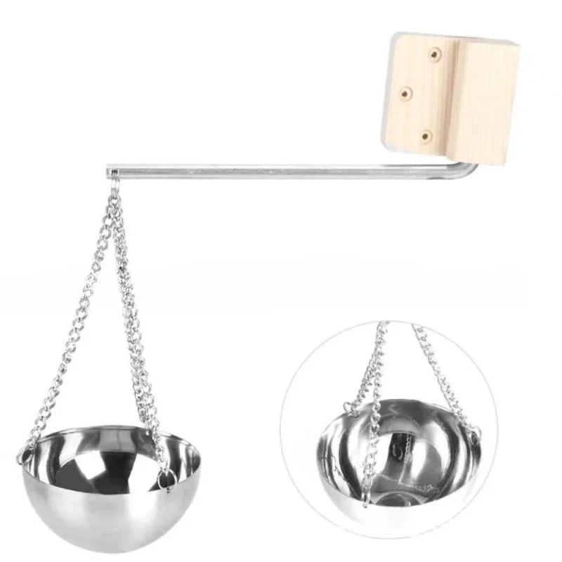 

hot-selling sauna room equipment Sauna Bowl Sauna Bowl Essential Oil Bowl Stainless steel wall-mounted aromatherapy