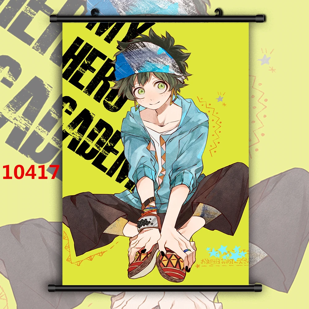 Boku No Hero Academia YAOI Katsuki Izuku Shoto Home Decor Wall Art Canvas Painting Kids Room Decor Anime Posters Prints Pictures