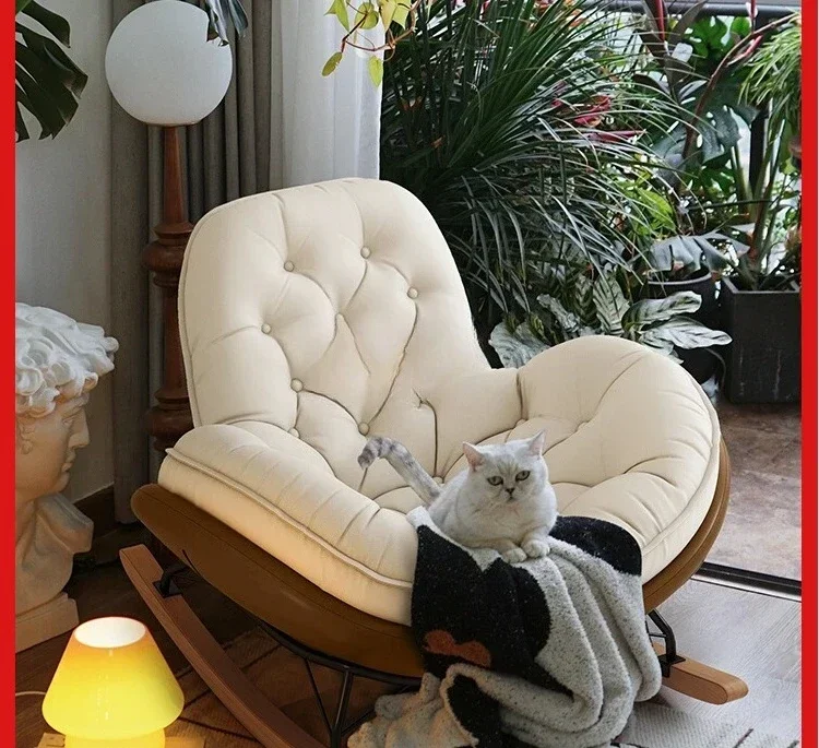 A Rocking Chair Reclining Chair Adult Home Balcony Leisure Chair