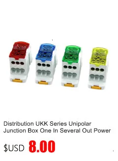 1PC Draht Stecker Elektrische Universal Schnell Leiter Splitter Push-in LED Kabel Terminal Blöcke Montierbare Schiene Junction Box – Detail 1