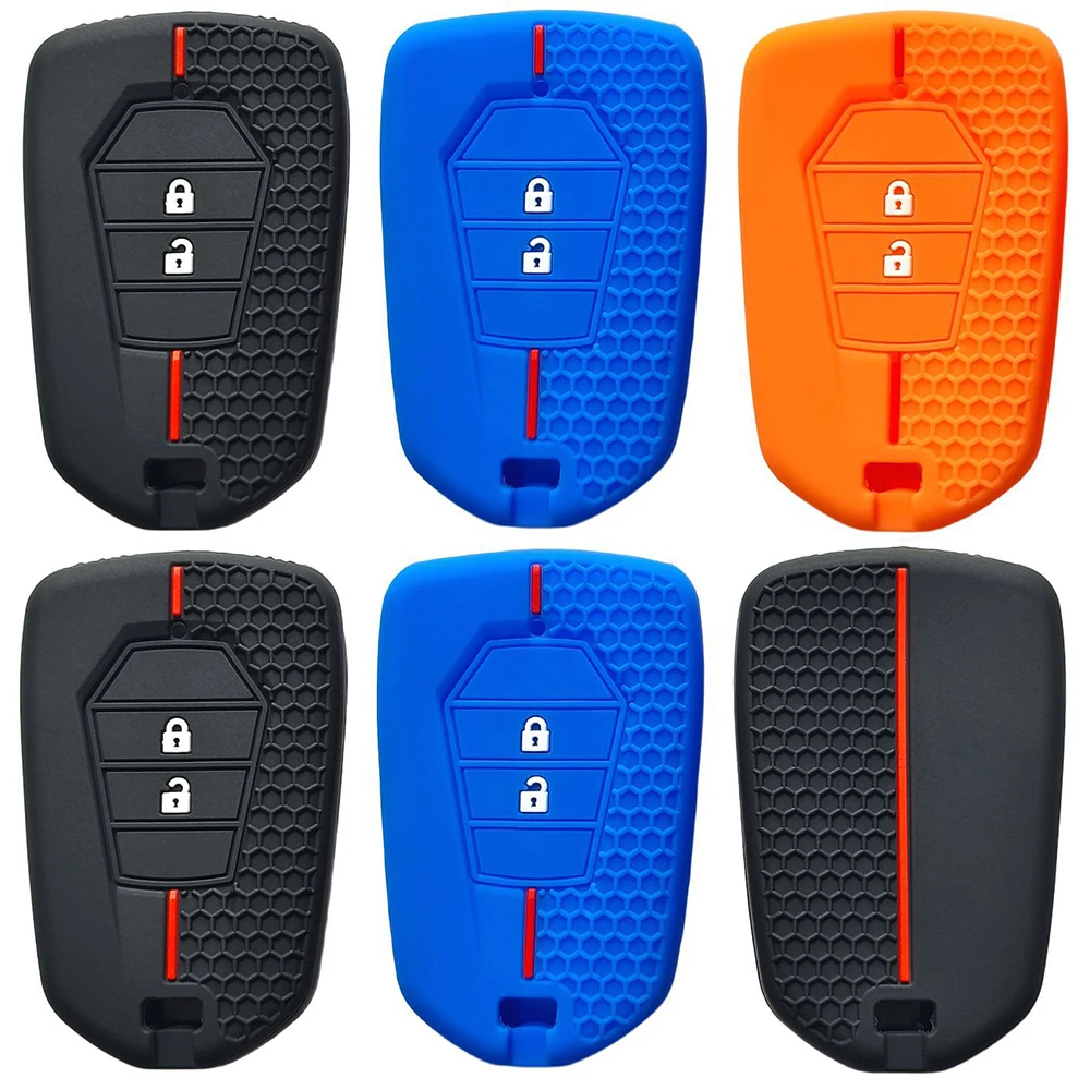 

Чехол для автомобильного ключа, брелок для дистанционного управления, чехол для Isuzu New MU-X X Series DMAX D-Max X-Terrain Pickup Truck 2020 2021 2022, аксессуары