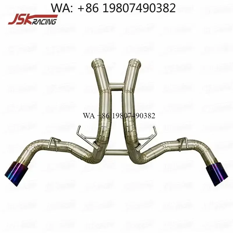 Wmwmnu Titanium Alloy Exhaust Muffler Pipe for 540C 570S 570GT 2015-2018 High Performance Tailpipe Replacement Auto