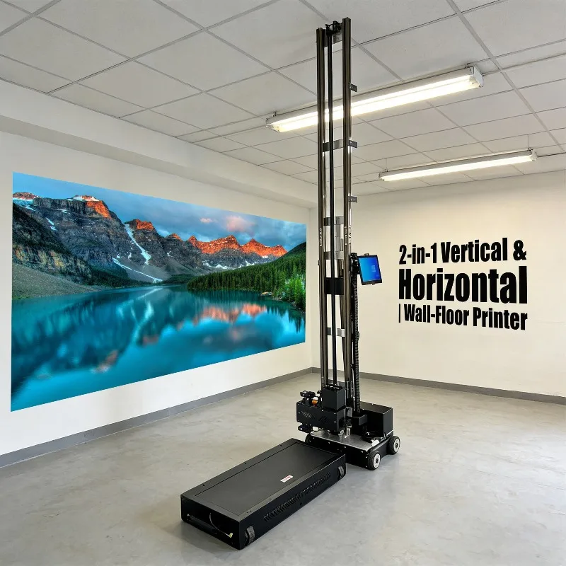 Industrial UV Wall Printing Machine, Direct to Wall Printer for Customized Graphics Advertising and Building Decoration