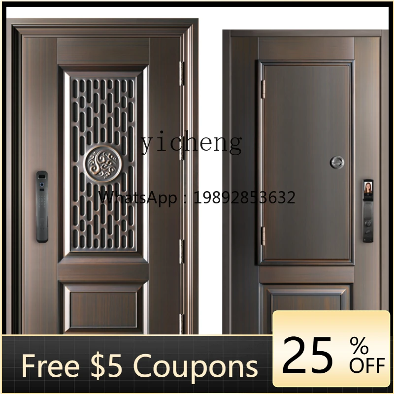 

ZZf Anti-Theft Door Grade a Household Ventilation Window Entrance Door
