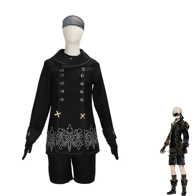 

NieR Automata YoRHa No.9 Type S Cosplay Costume Outfit Games Suit Role Play Halloween Carnival Party Role Disguise Clothes