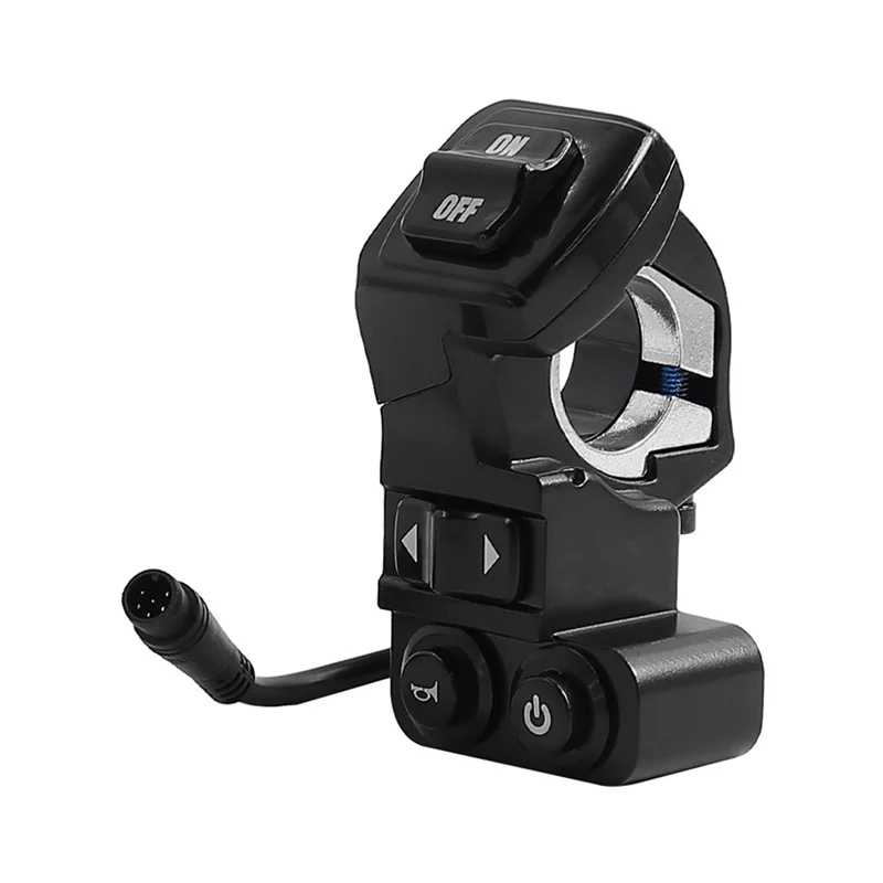 Interruptor de farol 4 em 1 para scooter elétrica Kukirin G2 Pro/G2 Pro DB/G2 Max On Off Power Horn Luzes de giro esquerda e direita