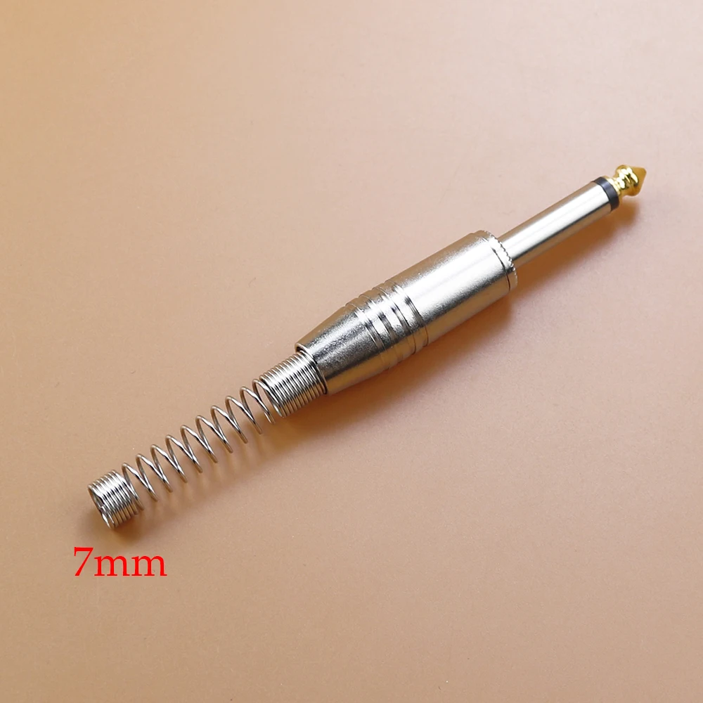 1/2/5 stücke 6,35mm/6,5mm 2-poliger Mono verstärker stecker 6,35/6,5 Metall mikrofon buchse Plug-In-Audio anschluss für ktv – Detail 7