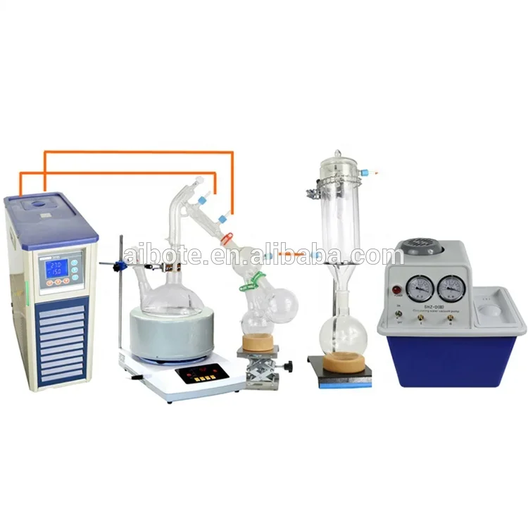 Kit flacon électrique, distillation à chemin court, 2L