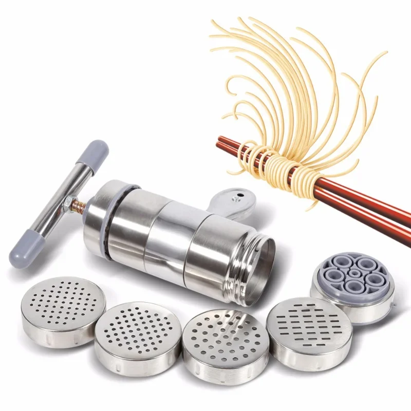 Household Manual Noodle Maker Stainless Steel Fresh Pasta Machine Small Noodle Press Pasta Roller Machine Kitchen Tools