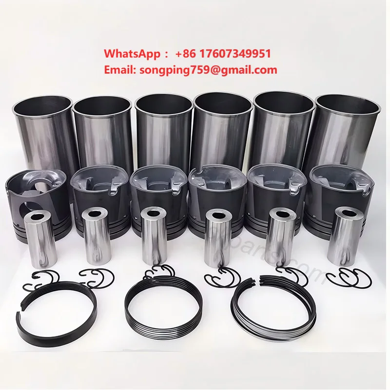 Weichai Engine Spare Parts WD615 Diesel Engine Repair Kits Pneumatic Cylinder Piston and Kits 612600030034A