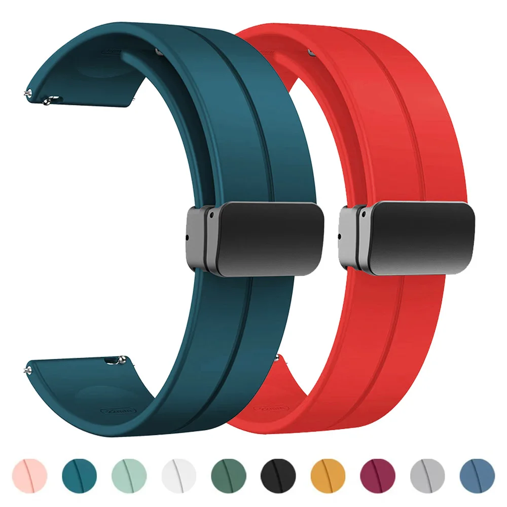 For KOSPET TANK T2 T3/KOSPET TANK M2 M3 Ultra Watchband 22mm Magnetic Buckle Strap For KOSPET TANK T3 Ultra Silicone Bracelet