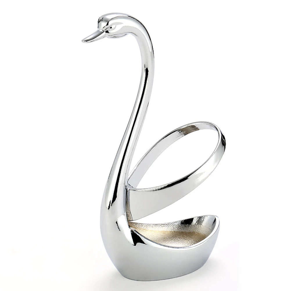 

fork holder spoon holder flatware holder swan fork and spoon holder swan dinnerware holder