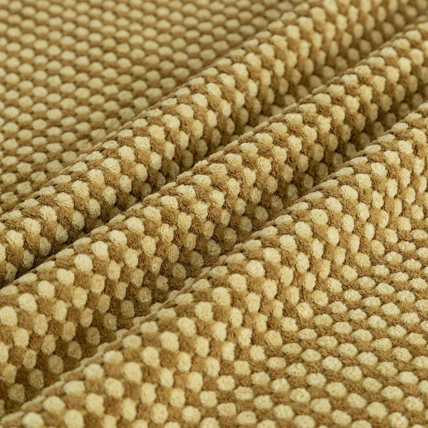 Zachte tweekleurige sojabonen geruite stof voor handgemaakte doe-het-zelf kussens, babykledingstoffen per meter, naaistofmateriaal